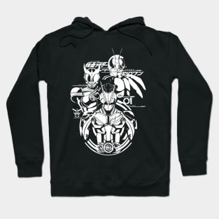 3 Generation Riders Front Hoodie